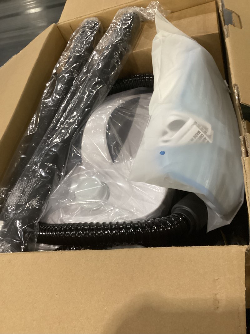 Condition photo showing New/Like New for steam cleaner: 40s fast heating-0.66gal (2.5l) large tank-21 pcs kit-no cooling-refill anytime-detachable hose multi portable steamer mop for home car bed furniture tile grout floor cleaning white