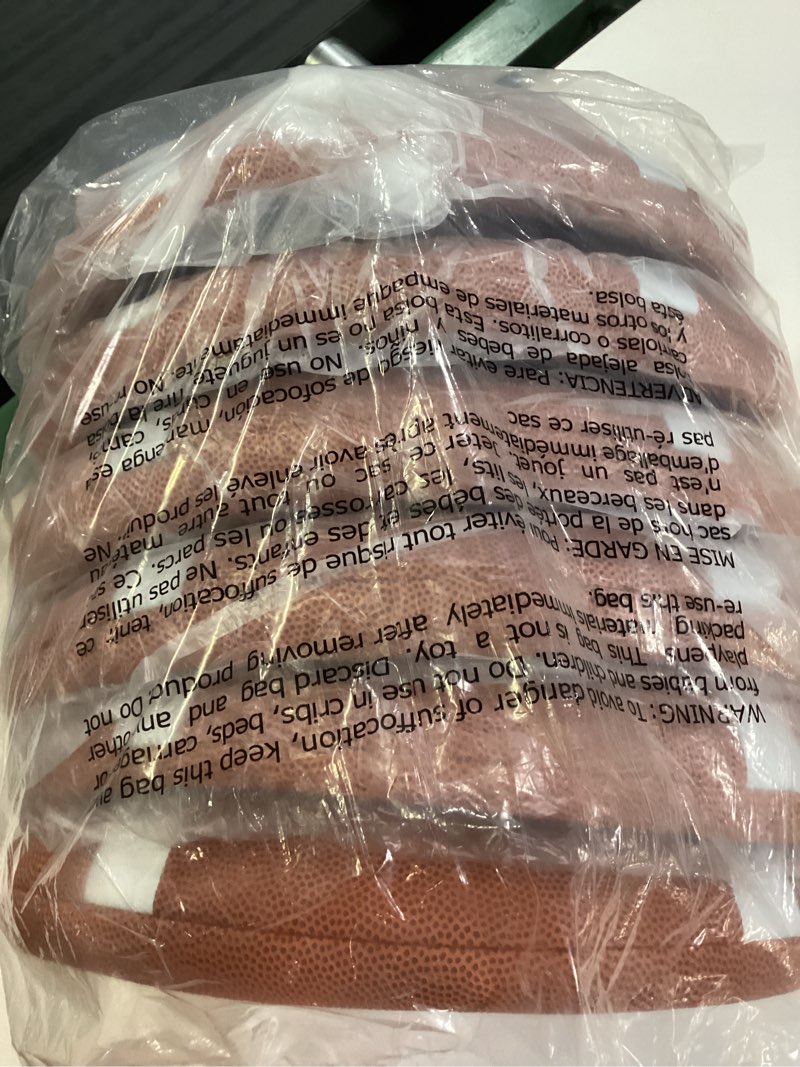 Condition photo showing Good Condition for 6 pack football size 6 junior sized ball with textured grip for kids youth practice, match and scrimmage play indoors & outdoors all weather use with pump brown