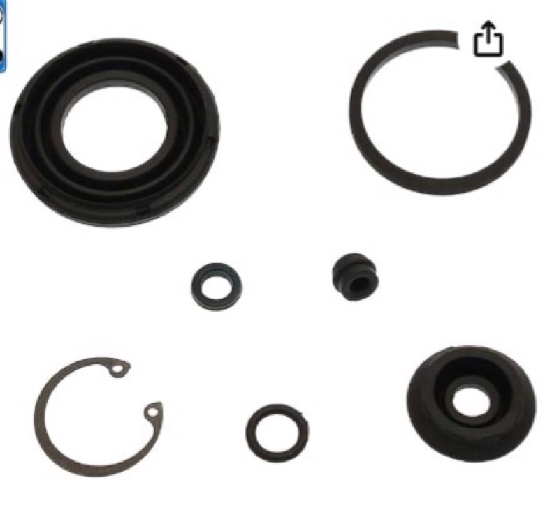 acdelco gold 18h3328 (19338540) rear disc brake caliper boot and seal kit