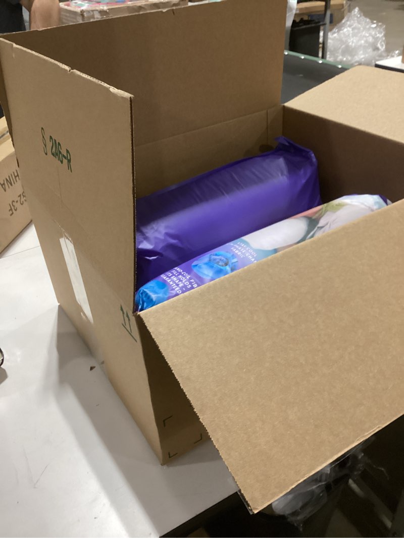 Condition photo showing New/Like New for Nuzzle Cooling Adjustable Pillows for Side Sleepers, Luxury King Size Set of 2 Bed Pillows Hotel Collection - Best Adjust Height Soft Firm Pillows for Back, Stomach and Side Sleepers