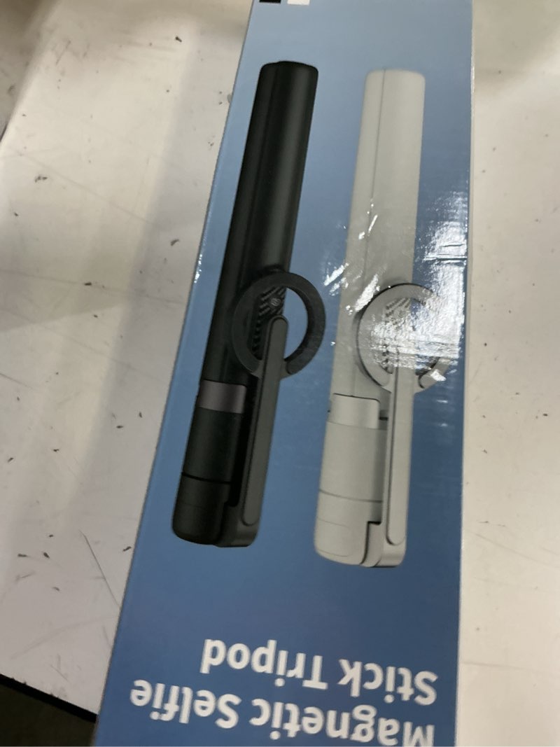 Condition photo showing New/Like New for toneof 68" magnetic selfie stick tripod with aluminum strong magnetic holder for magsafe, 360° rotatable travel phone tripod stand with metal ring & rechargeable remote for iphone/android(beige gray) beige gray 68“