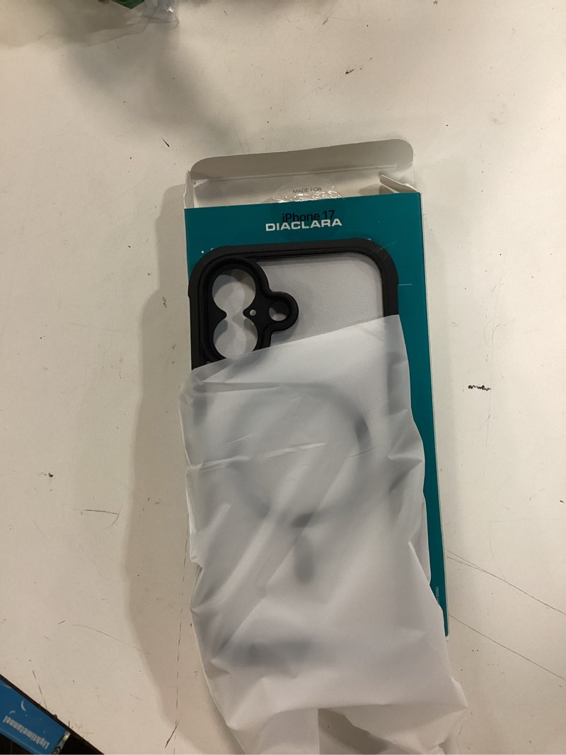 Condition photo showing Good Condition for diaclara for iphone 17 case 6.3'', full-body military grade drop protection outdoor phone case with built-in screen protector, easy installation,no gap,compatible with magsafe, black iphone 17 6.3'' magnetic black