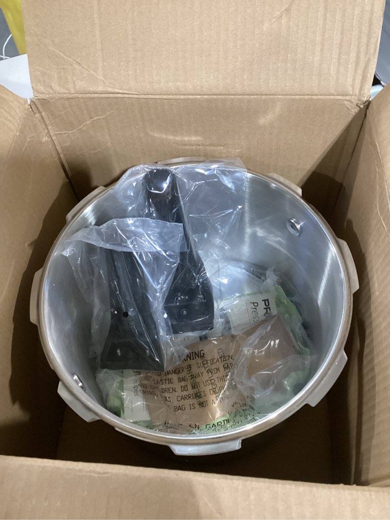 Condition photo showing Good Condition for Presto 01362 6-Quart Stainless Steel Pressure Cooker 6 Quarts Cooker