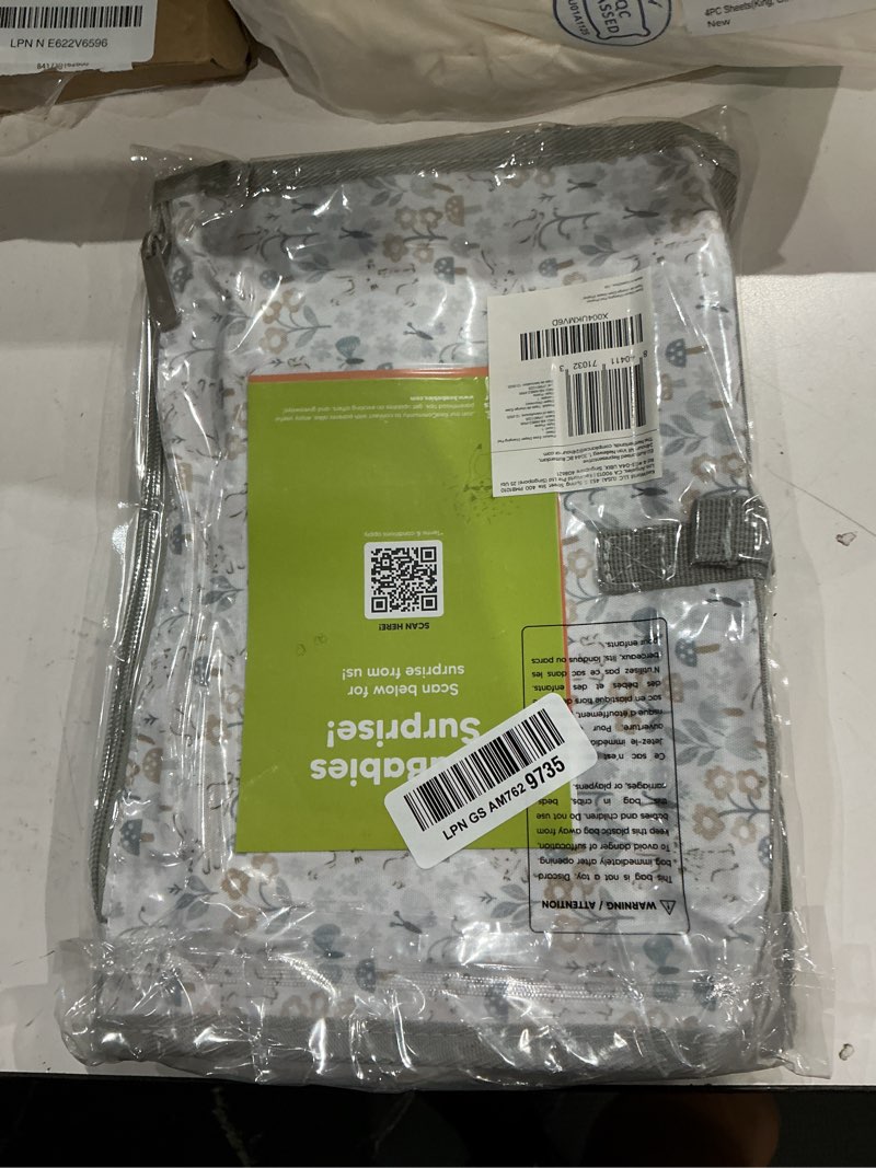 Condition photo showing Good Condition for keababies portable diaper changing pad - large waterproof baby changing mat, compact travel diaper clutch, functional pockets fit newborn essentials, wipeable & padded baby changer (prairie)