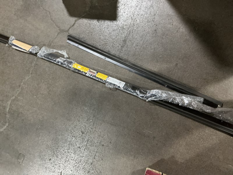 Condition photo showing As Is for M-D Building Products 87783 All Season Door Jamb Kit for Doors up to 36in x 84in (Bronze) | Compression Weatherstrip with Aluminum Stop Door Jamb Kit with Screws