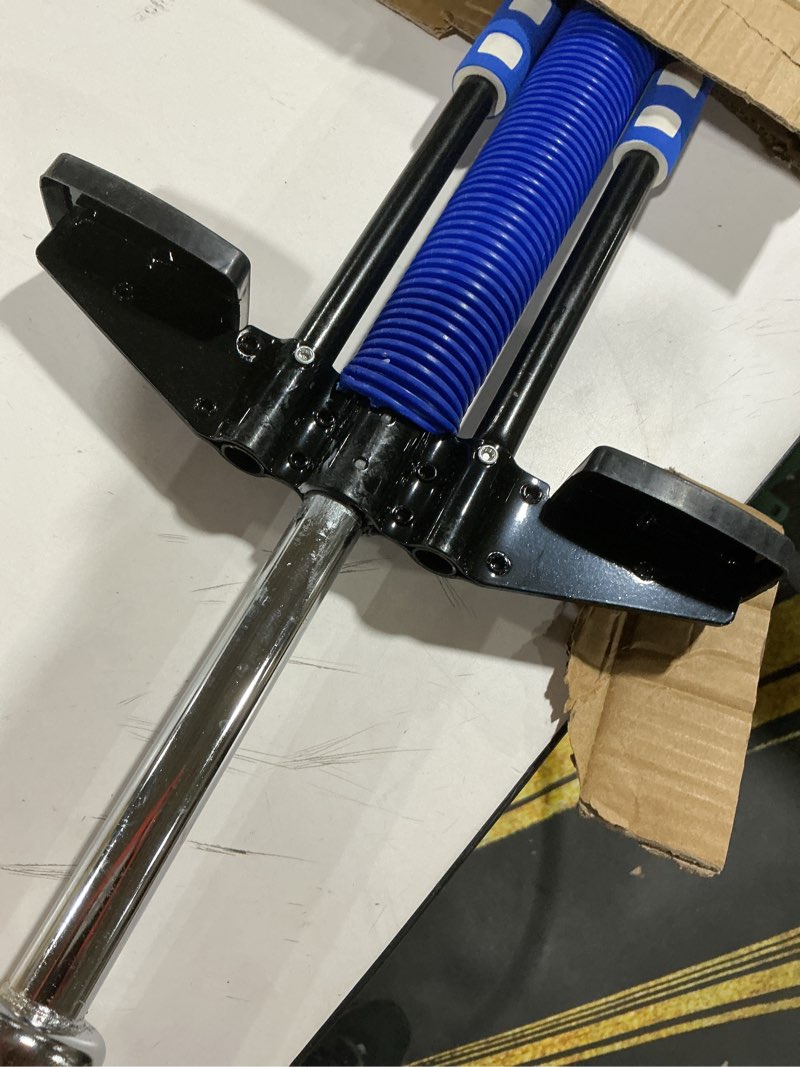 Condition photo showing Good Condition for Pogo Stick for Kids Age 6 7, 8, 9, 10 and Up, 80 to 160 Lbs, Toys for Ages 8-13, Gifts for Boys and Girls, Gifts for Kids - No AssemblyRequired Blue/White