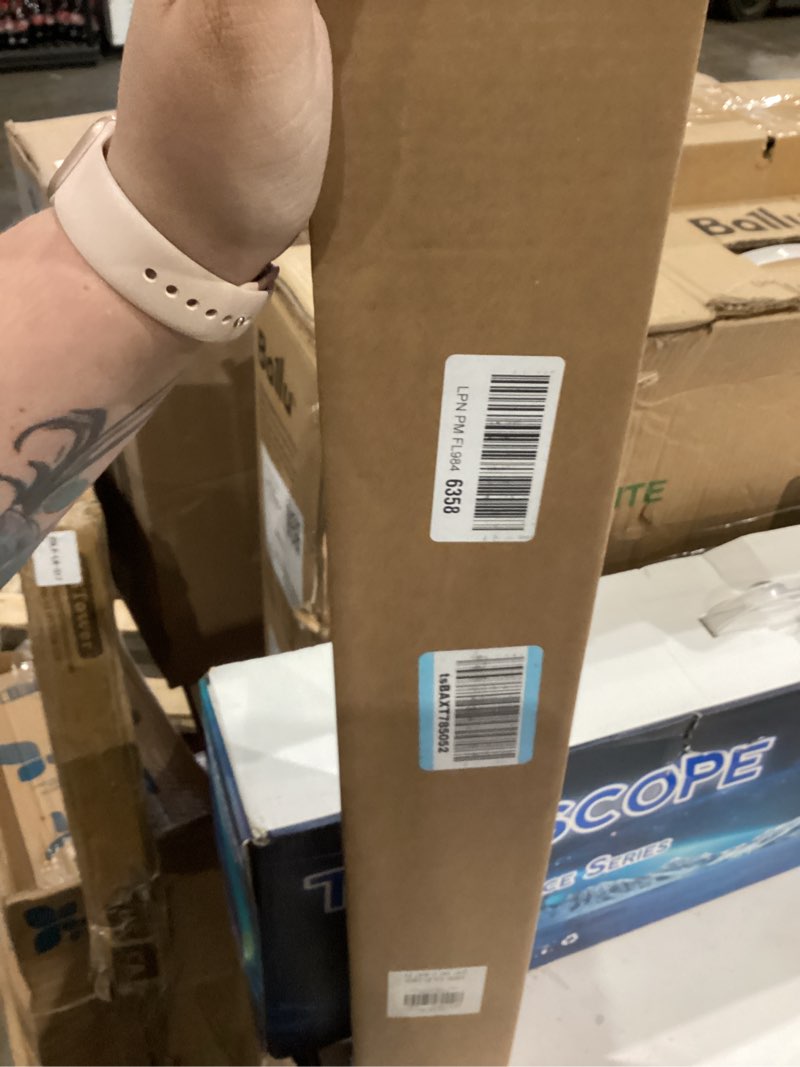 Condition photo showing New/Like New for LazBlinds No Tools No Drill 1" Vinyl Mini Blinds, Cordless Blinds for Windows, Light Filtering Horizontal Window Blinds & Shades, 28" W x 64" H, White Cordless-white 28" W x 64" H