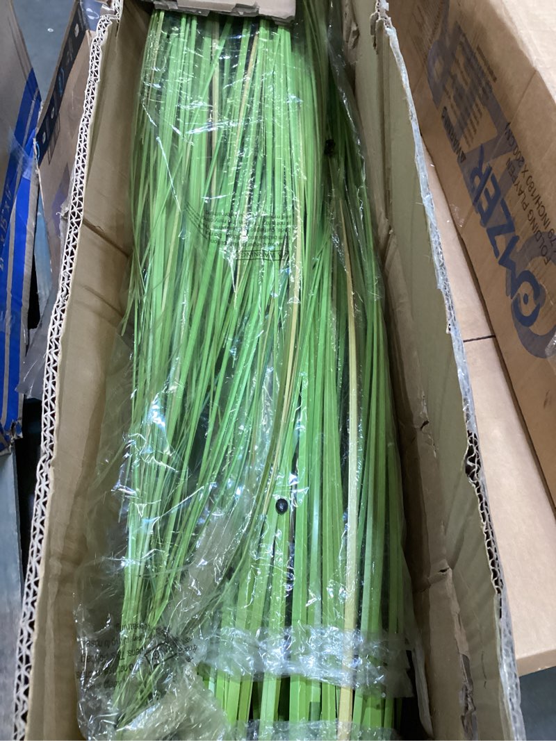 Condition photo showing As Is for kol artificial 5ft 2-pack horsetail reed grass, 59in tall artificial indoor outdoor fake grass plant, home office decorative artificial plants in pot faux plant greenery, wedding decor 2 5ft