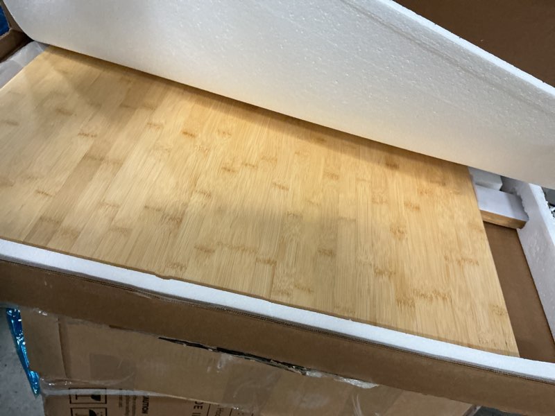 Condition photo showing As Is for Nectar Bamboo Headboard - Queen - Natural - Attachable to Bamboo Bed Frame (Sold Seperately) - Easy Tool Free Set Up - Contemporary and Durable Queen Bamboo Headboard Natural