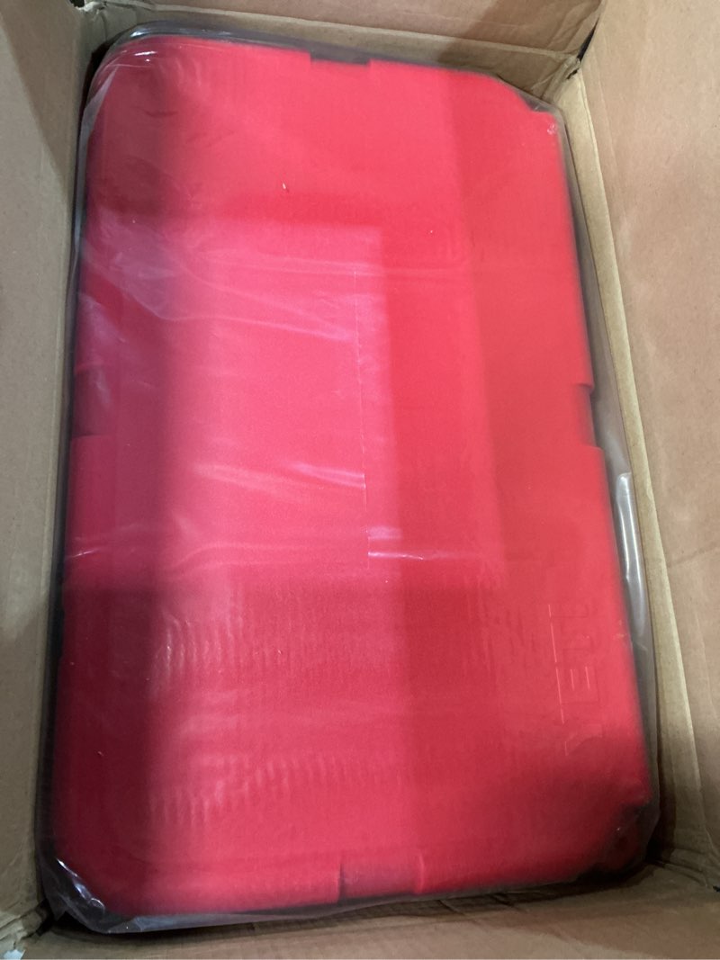 Condition photo showing Good Condition for yeti tundra 45 cooler rescue red