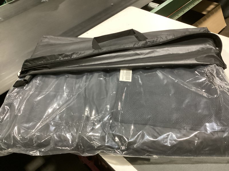 Condition photo showing New/Like New for back seat extender for dogs, hard bottom dog car seat cover for truck back seat, upgraded pu leather dog hammock for car, waterproof, anti scratch, larger space, holds 400lbs