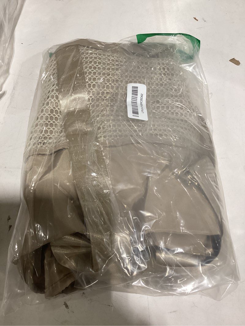 Condition photo showing Good Condition for waterproof sandproof beach bag with zipper and 6 pockets - foldable lightweight tote for pool, travel beige