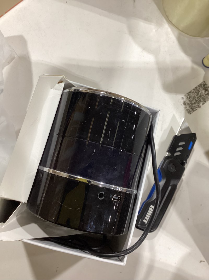 Condition photo showing Good Condition for Aipmoz Security WiFi Camera in Bluetooth Speaker with 240° Viewing Angle,Wireless Security Cameras,Dome Cams Phone App,Hd 1080P,Motion Activated for Home Offices Store(2.4G /5G) Black