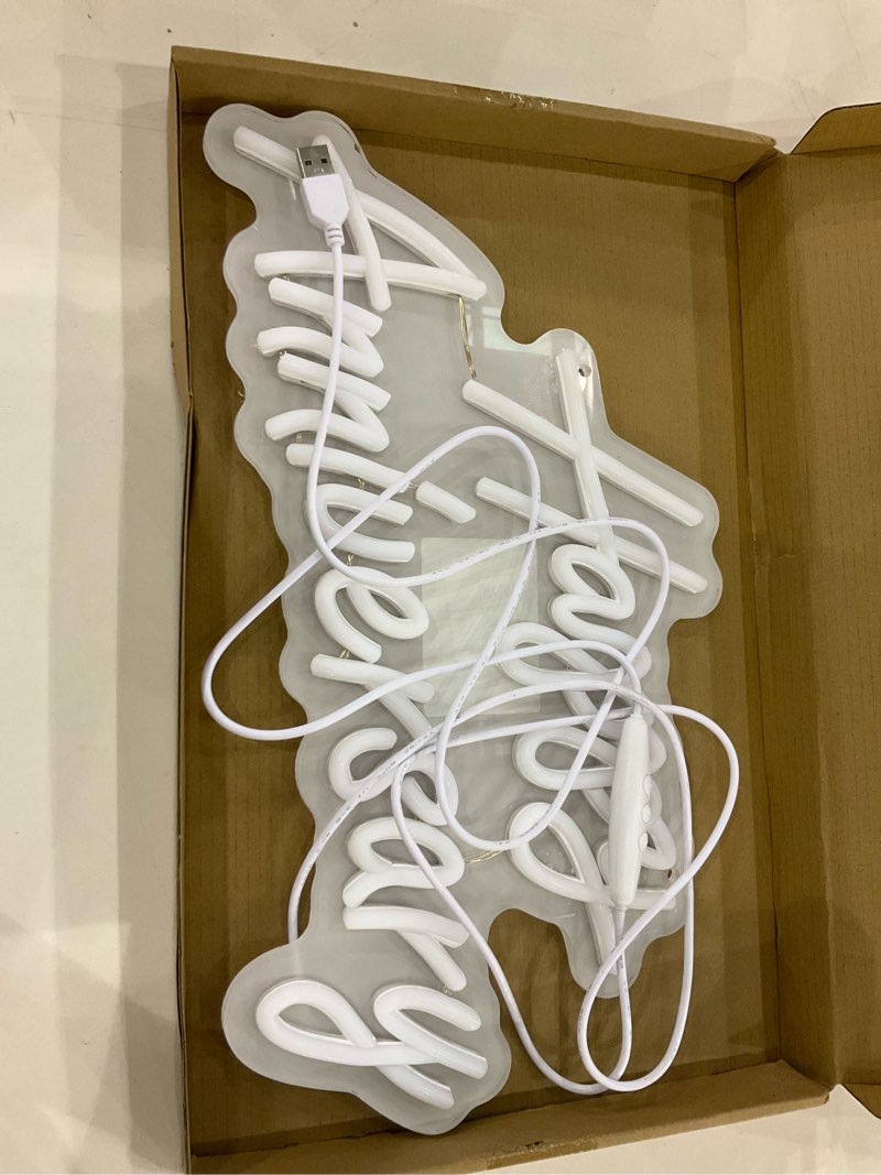 Happy Anniversary Neon Sign,Wedding Birthday Party Decoration Neon Light for Bedroom,Living,Home Bar