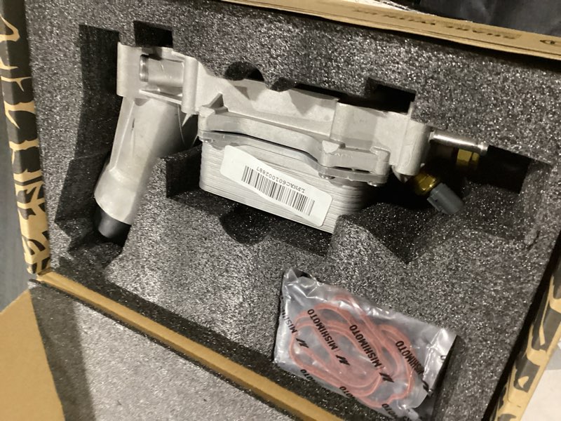 Condition photo showing As Is for Mishimoto Aluminum Oil Filter Housing Kit, Compatible with Pentastar 3.6L & 3.2L, 2011-2017