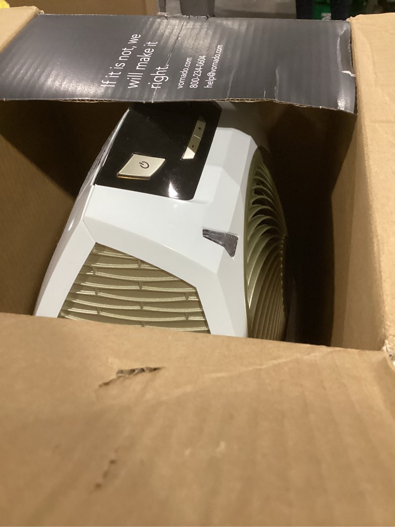 Condition photo showing As Is for Vornado AVH10 (2025) Space Heater for Home, Fan Only Option, Digital Display with Adjustable Thermostat, Advanced Safety Features, Auto Climate Control, Whole Room Electric Heater for Indoors, White