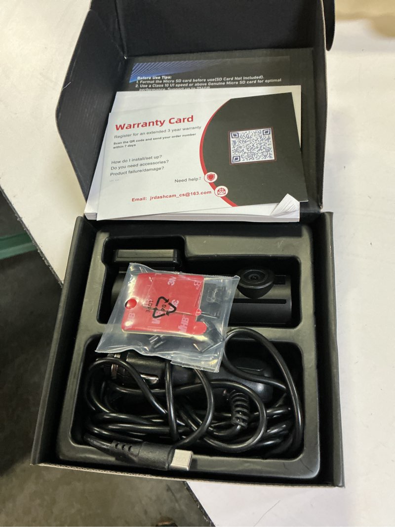 Condition photo showing Good Condition for dash cam 2.5k front dash camera for cars with app, mini car camera built-in 5ghz wifi, 170° wide angle dash cam, 1.47'' ips screen, 360° rotatable mount, night vision, 24h parking mode, loop recording 1.47 inch