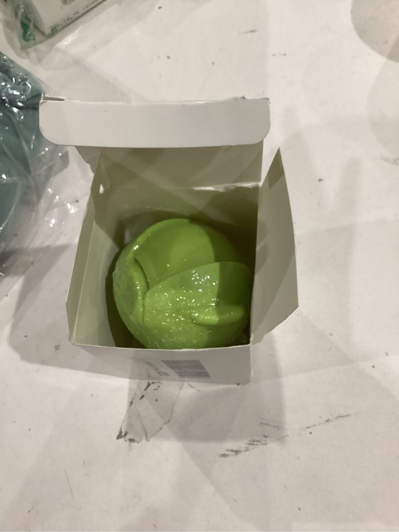 Condition photo showing Good Condition for green silicone straw sippy cup lid compatible with boon nursh bottles, conversion straw top for boon nursh bottles, 2 count