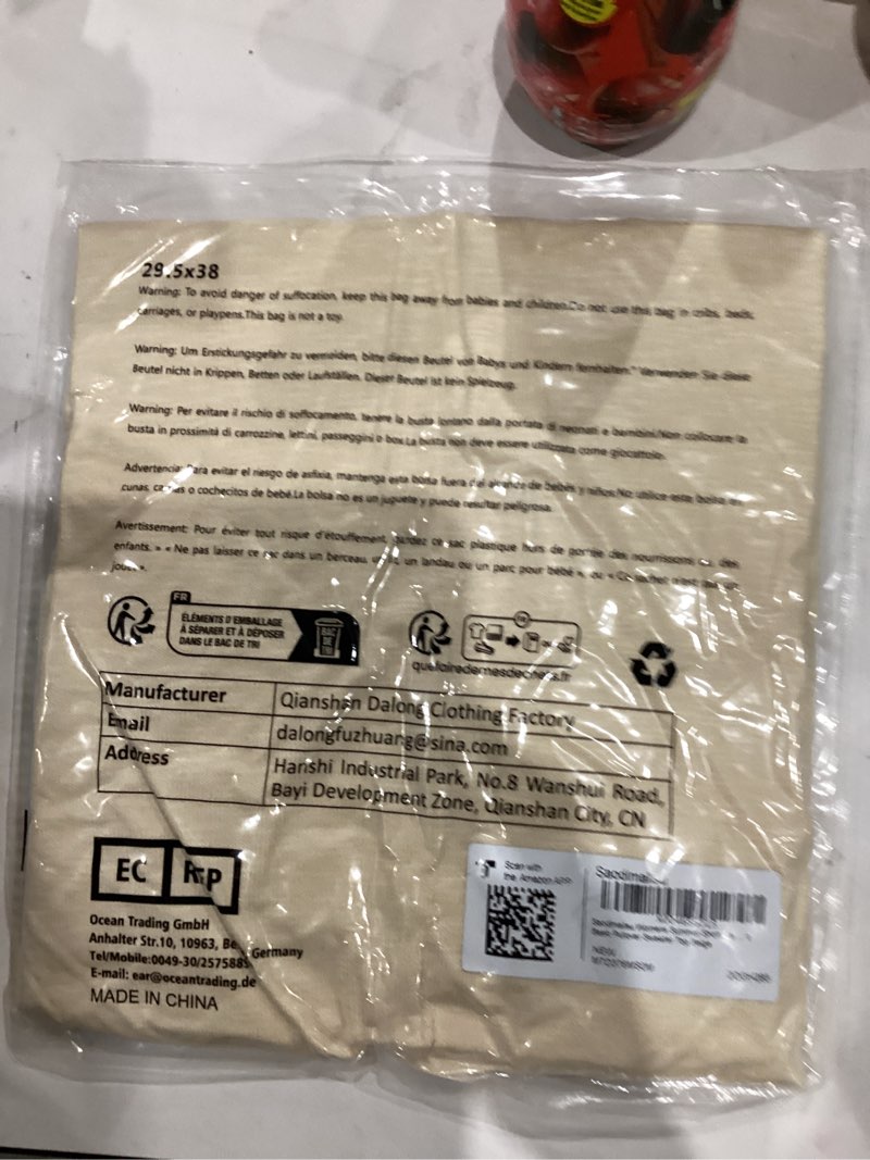 Condition photo showing New/Like New for Saodimallsu Womens Short Sleeve Crewneck Sweater Summer Tops Casual Loose Knit Lightweight Basic Pullover Shirts Medium Beige