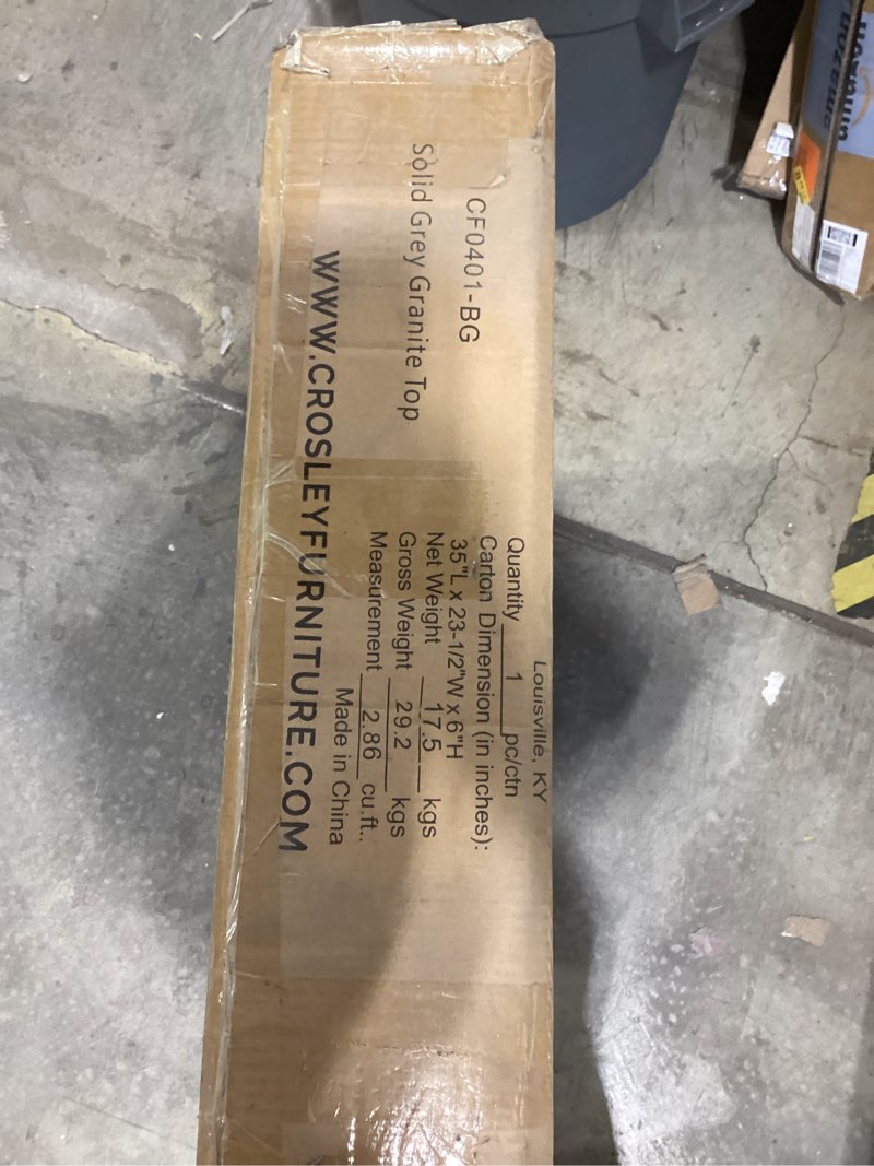 Condition photo showing New/Like New for SANODESK Whole-Piece Particle Board Table Top for Standing Desk and Home Office Desk DIY, 48x24x1 Inch Marble Grey Desk Top