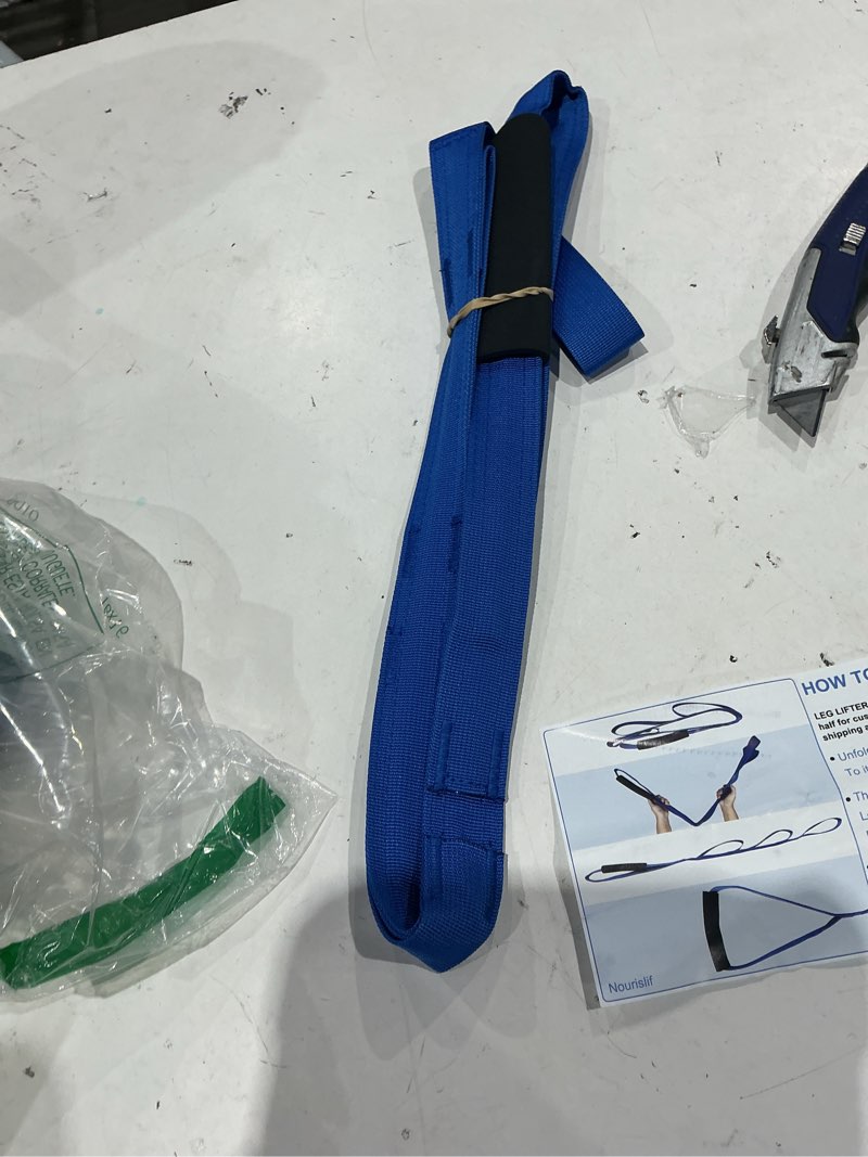 Condition photo showing As Is for stretch strap yoga stretching band multiloop fitness equipment for yoga pilates muscle stretching physical workouts durable tight weaving technology unbreakable design