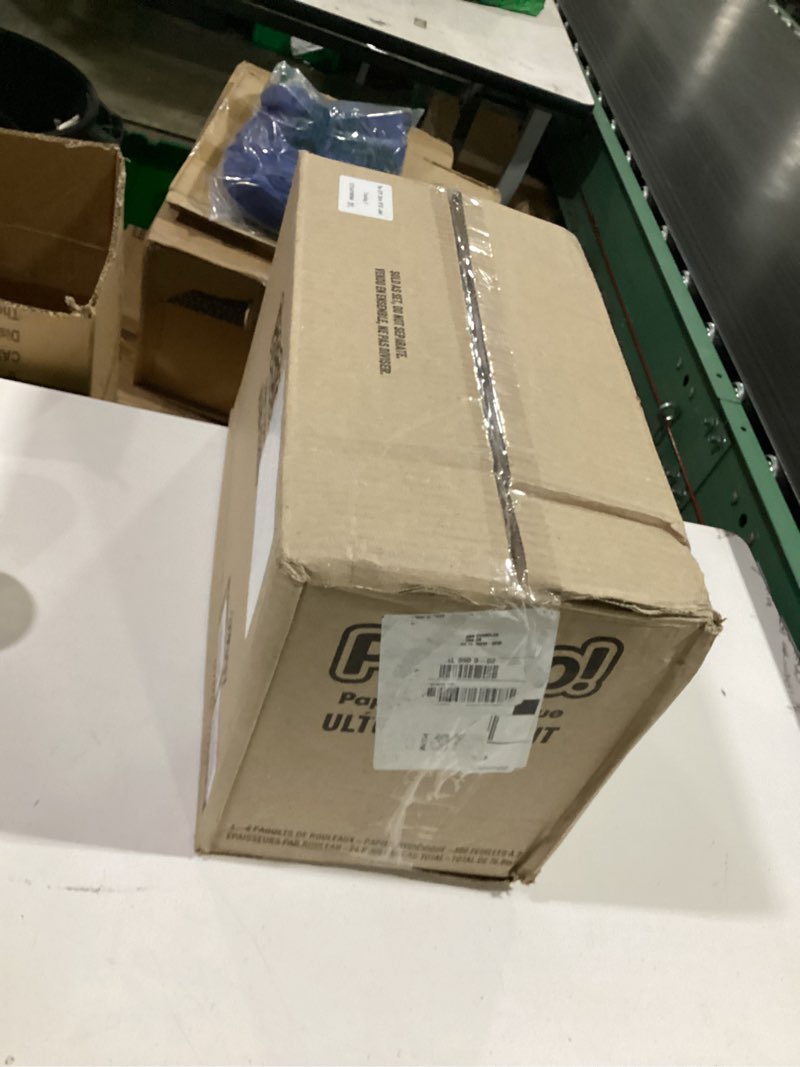 Condition photo showing Good Condition for amazon brand - presto! ultra-strong 2-ply toilet paper, 24 mega rolls = 120 regular rolls, 308 sheets per roll, unscented
