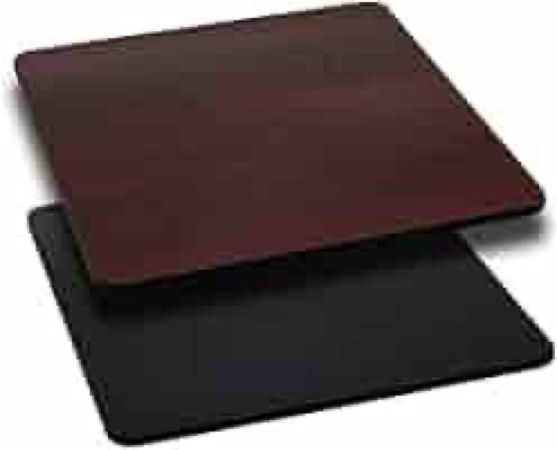 Table Top with Black or Mahogany Reversible Laminate Top