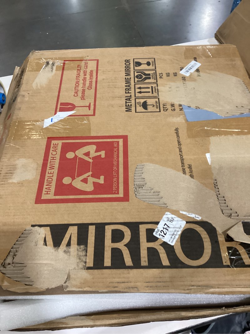 metal frame mirror 