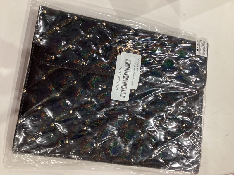 Condition photo showing Good Condition for Full Cover Case for iPad 10th Generation 10.9" 2022,Glitter Sparkly Cute Girl Crown Bling Folio Stand Cover with Built-in Apple Pencil Holder and Multiple Viewing Angles Auto Wake/Sleep (Black)