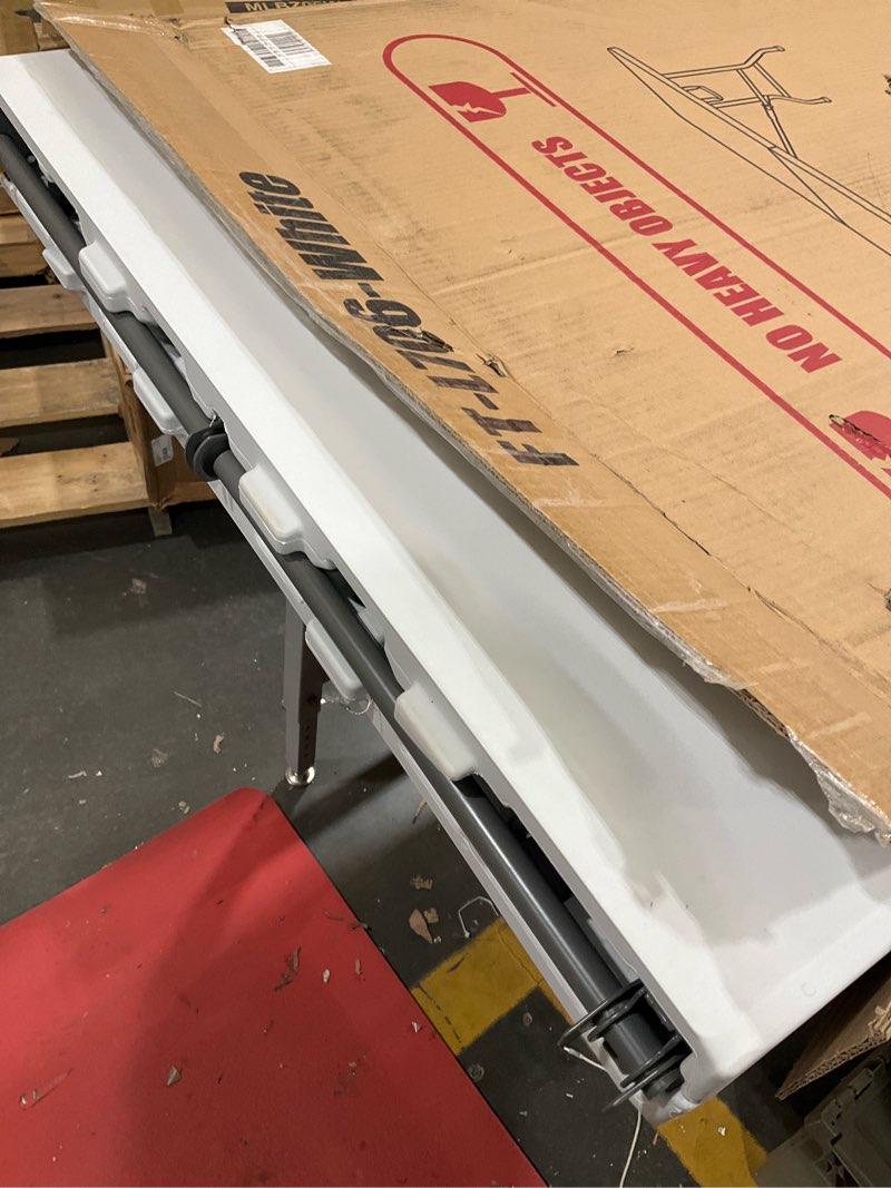 Condition photo showing Good Condition for fdw folding half portable foldable table for parties backyard events (white, 6 ft 70 * 29) (white, 6 ft) white 6 ft