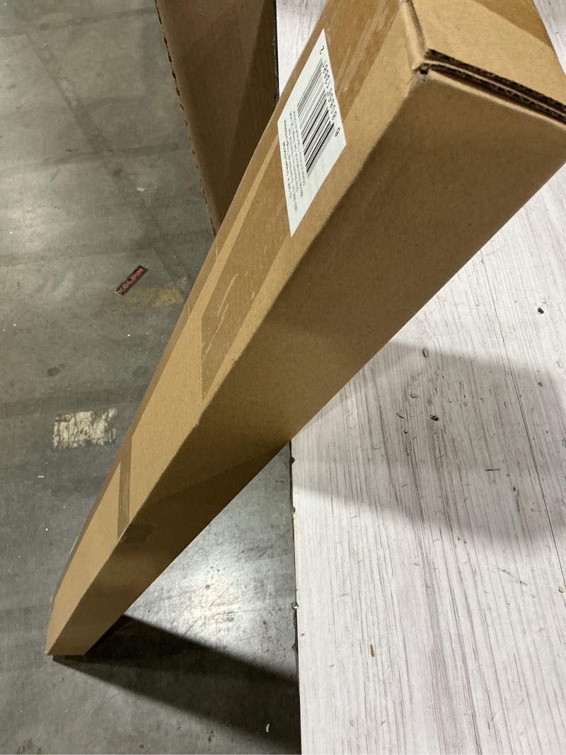 Condition photo showing New/Like New for decopolitan urn single rod set, 72-144-inch, antique black antique black 72-144-inch curtain rod