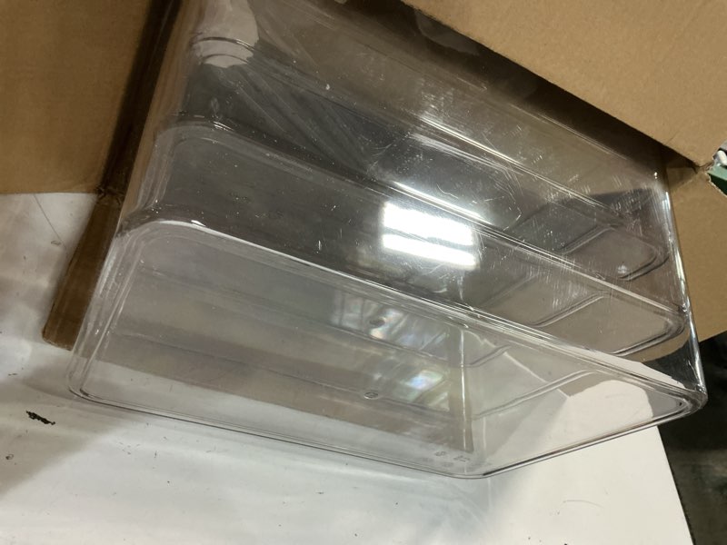Condition photo showing Good Condition for clear plastic storage bins with lids,storage containers for snacks, cosmetics, books, dog food, storage organizer for nursery?kitchen, living room,bedroom, bathroom, office (clear, 4xl) 4xl clear