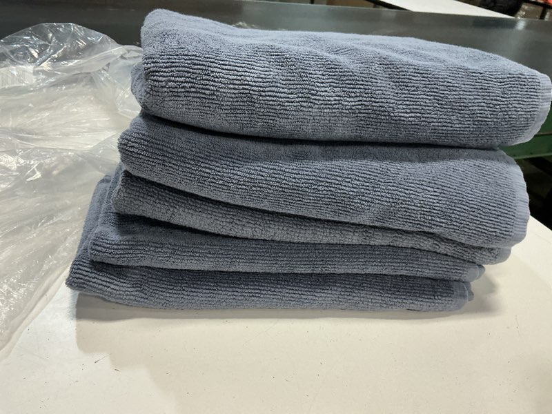 Condition photo showing Good Condition for quince turkish ribbed quick dry bath towel bundle set 6 pieces