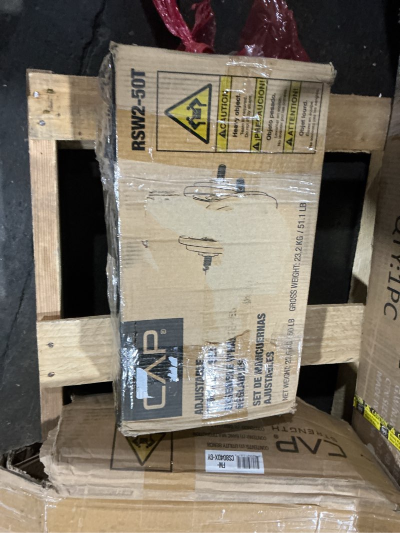 Condition photo showing As Is for Cap Barbell Adjustable Dumbbell Weight Set | Multiple Options Black, 50 LB, Pair