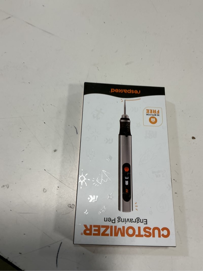 Condition photo showing New/Like New for Customizer Engraving Pen (Formerly Culiau): Ultimate Cordless Portable Tool for Artists & DIYers - Engrave 50+ Surfaces - Beginner Friendly - Rechargeable - Free 30 Bits & Mastery Guide