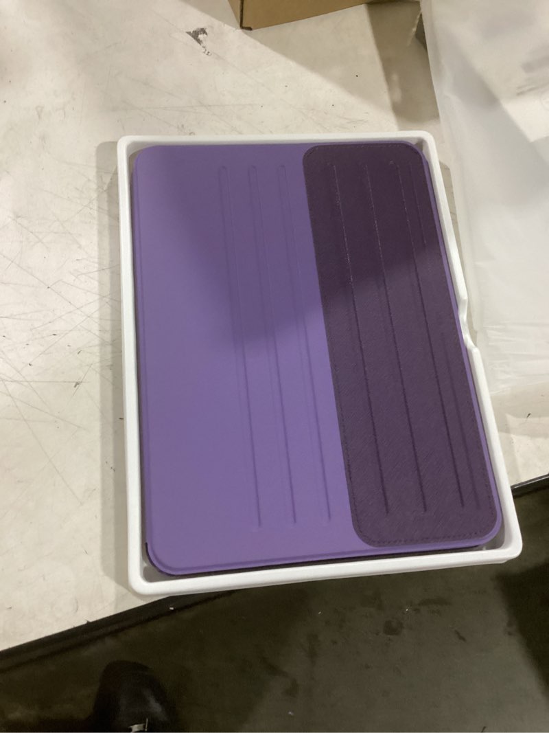 Condition photo showing Good Condition for esr for ipad air 11 inch case m4/m3/m2 (2026/2025/2024), ipad air 5th/4th gen case (2022/2020) 10.9 inch, removable magnetic cover, adjustable portrait/landscape stand, 9 standing angles, purple