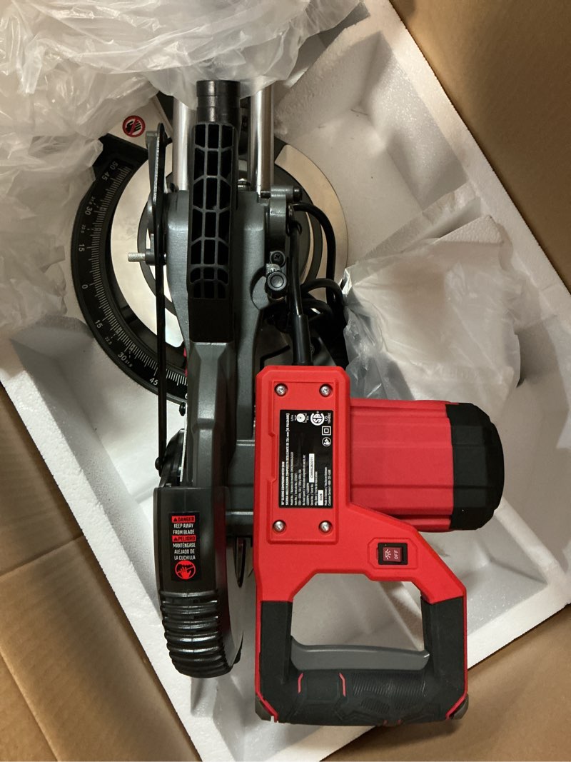 Condition photo showing Good Condition for craftsman 10-in 15-amp single bevel sliding corded miter saw