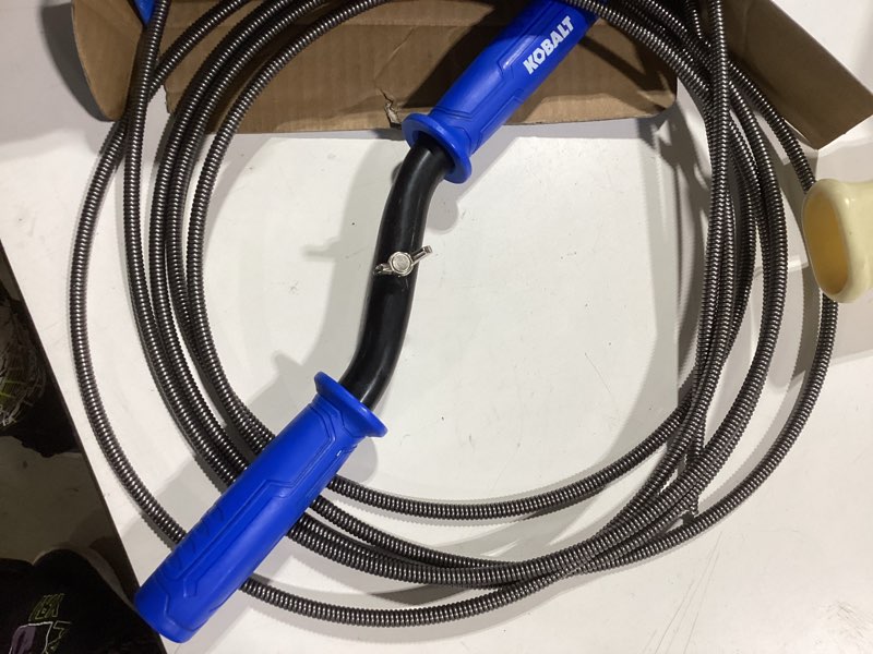 Condition photo showing Good Condition for Kobalt 1/4-in x 15-ft High carbon wire Hand auger for Sink