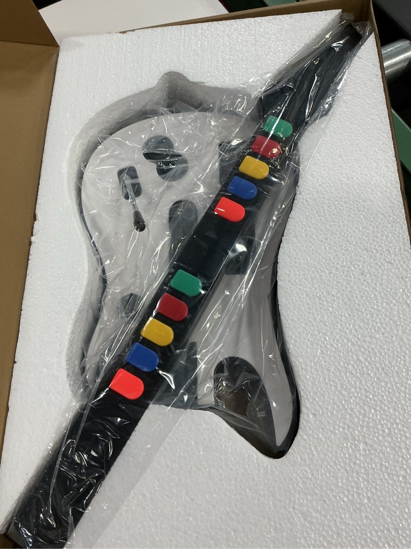 Condition photo showing New/Like New for DOYO Guitar Controller, Wireless Guitar Hero Controller for Wii, Rock Band 2, Wii U, Clone Hero Games (Excluding Rock Band 1) White for 10 keys