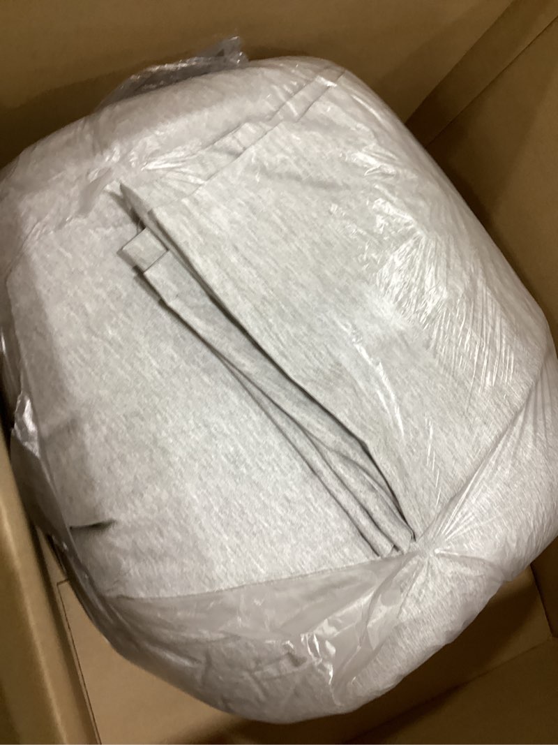 Condition photo showing As Is for Bedsure Queen Comforter Set - Grey Soft Bedding for All Seasons, Cationic Dyed Bed Set, 3 Pieces, 1 Queen Size Comforter (90"x90") and 2 Pillow Shams (20"x26"+2") Queen(3-piece with Sheet Set) 01 - Grey