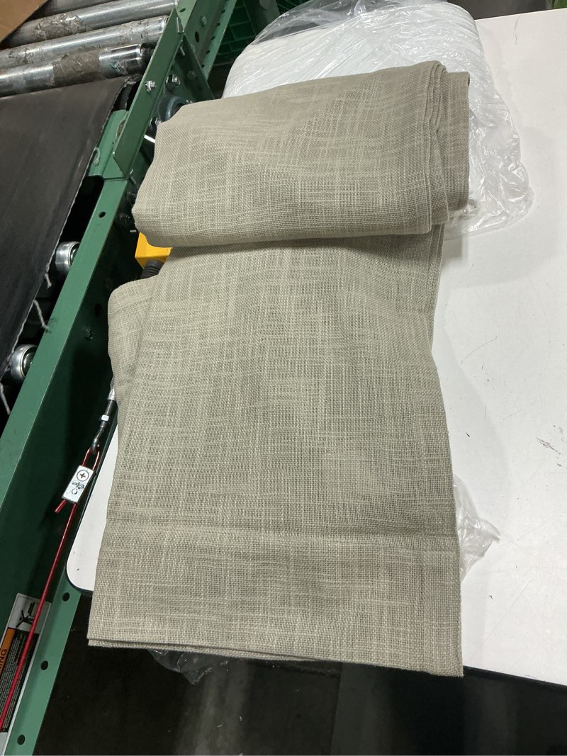 Condition photo showing Good Condition for quince  sheer curtain set (set of 2) 48*84 inc 