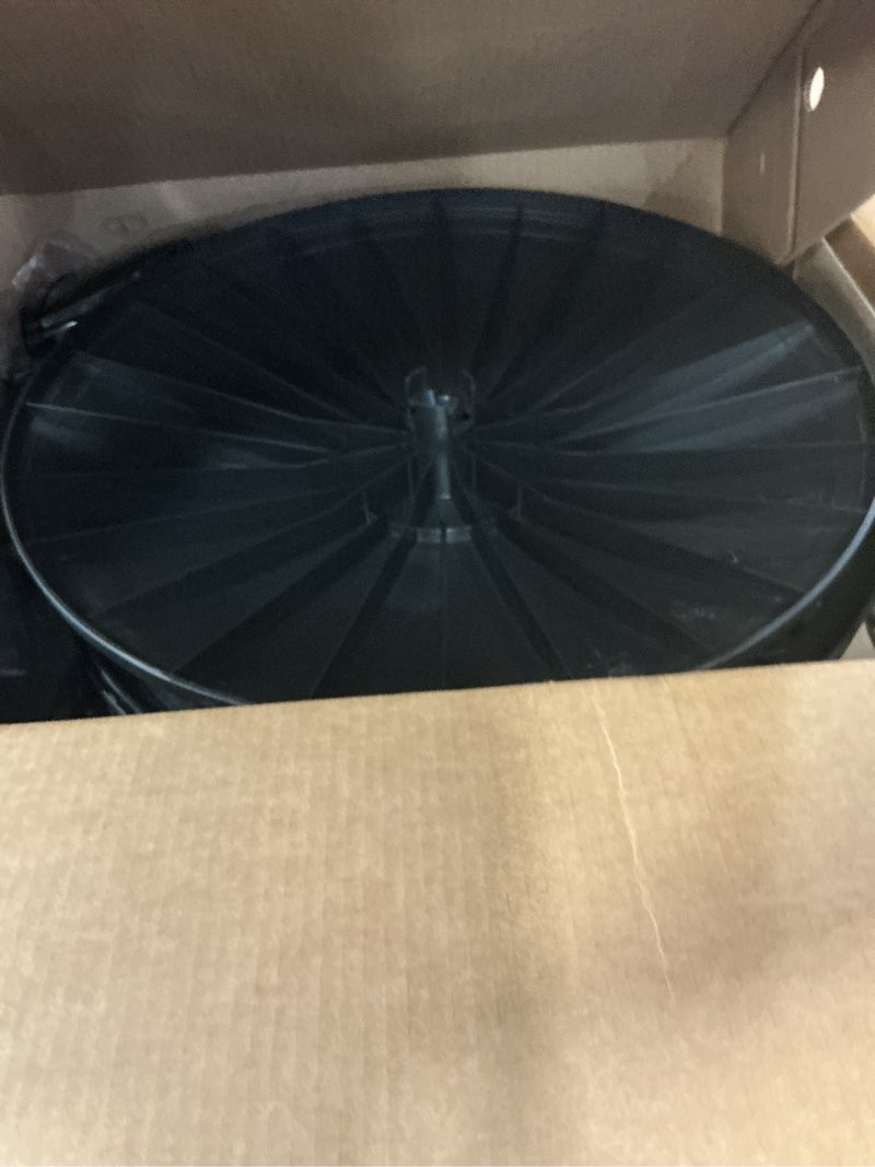 Condition photo showing As Is for Lasko Oscillating Cyclone Pedestal Fan, Adjustable Height, Timer, Remote Control, 3 Speeds, for Bedr