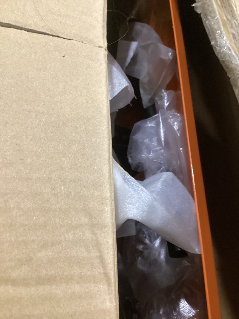 Condition photo showing Good Condition for Garvee 29" Snow Pusher Shovel with Wheels,Heavy Duty Steel Snow Shovel with Wheels,Angled Blade Efficient Snow Removal With5-Position Angled Blade & Adjustable Handle for Doorway, Sidewalk, Orange