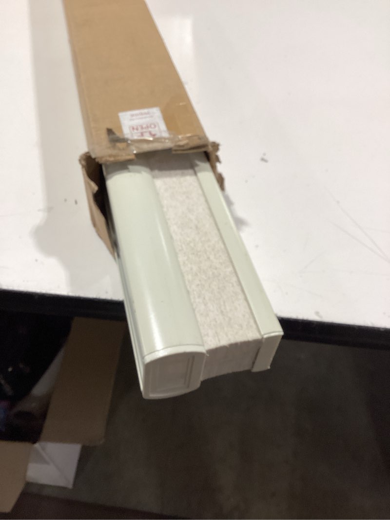 Condition photo showing Good Condition for joydeco no drill linen cellular blinds for indoor windows, light filtering cordless cellular shades for thermal insulation noise reduction, window shades for home (linen cream, 32" w x 64" h) linen - beige 32"w x 64"h