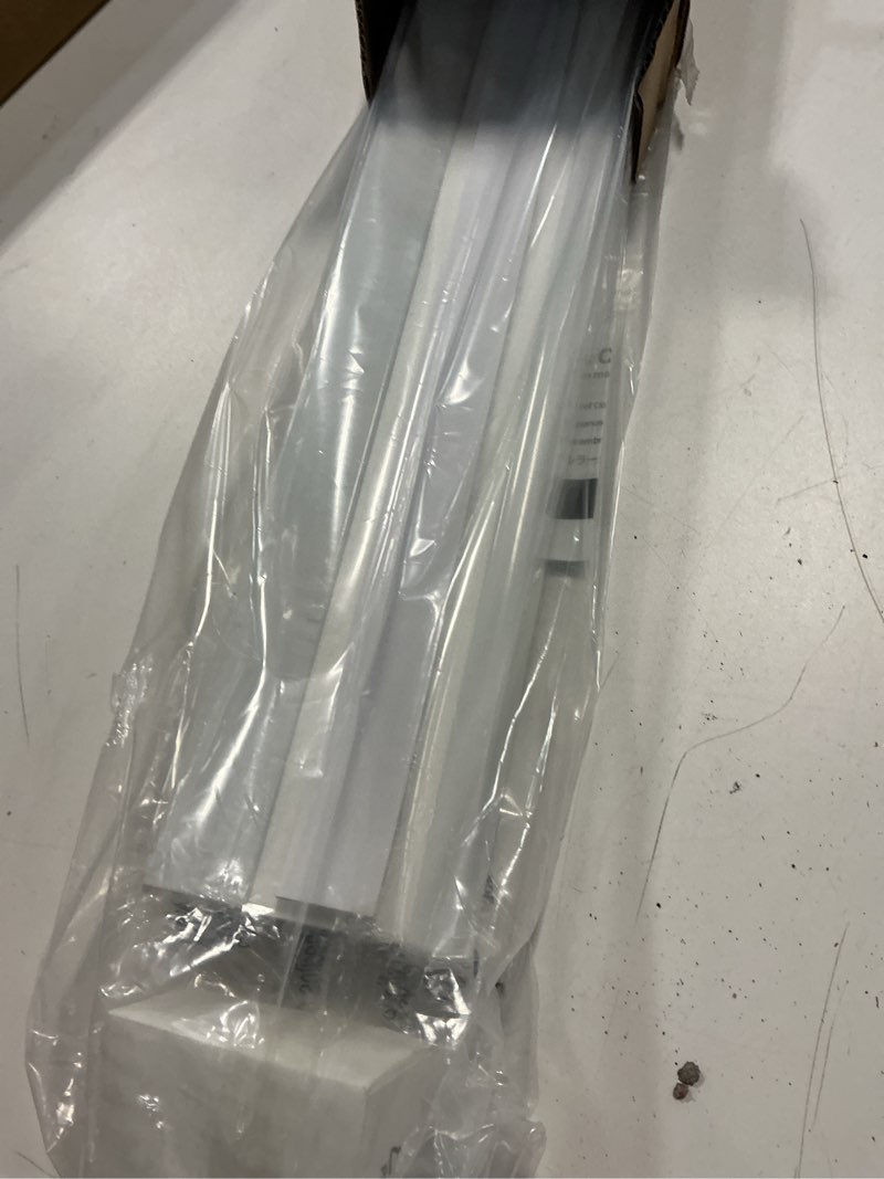 Condition photo showing Good Condition for lazblinds cordless cellular shades for french doors, no drill french door blinds for privacy, light filtering honeycomb shades for front door patio sliding glass door, 1 pack, 32" w x 78" h, white white-light filtering 32"w x 78"h