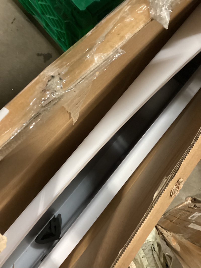 Condition photo showing As Is for upgraded club car precedent windshield,golf cart windshield for precedent/tempo/onward (2004-up)– heavy duty hinges, foldable, anti-uv & impact resistant, 5mm thick pc material, 37.6\"w x 33.2\"h
