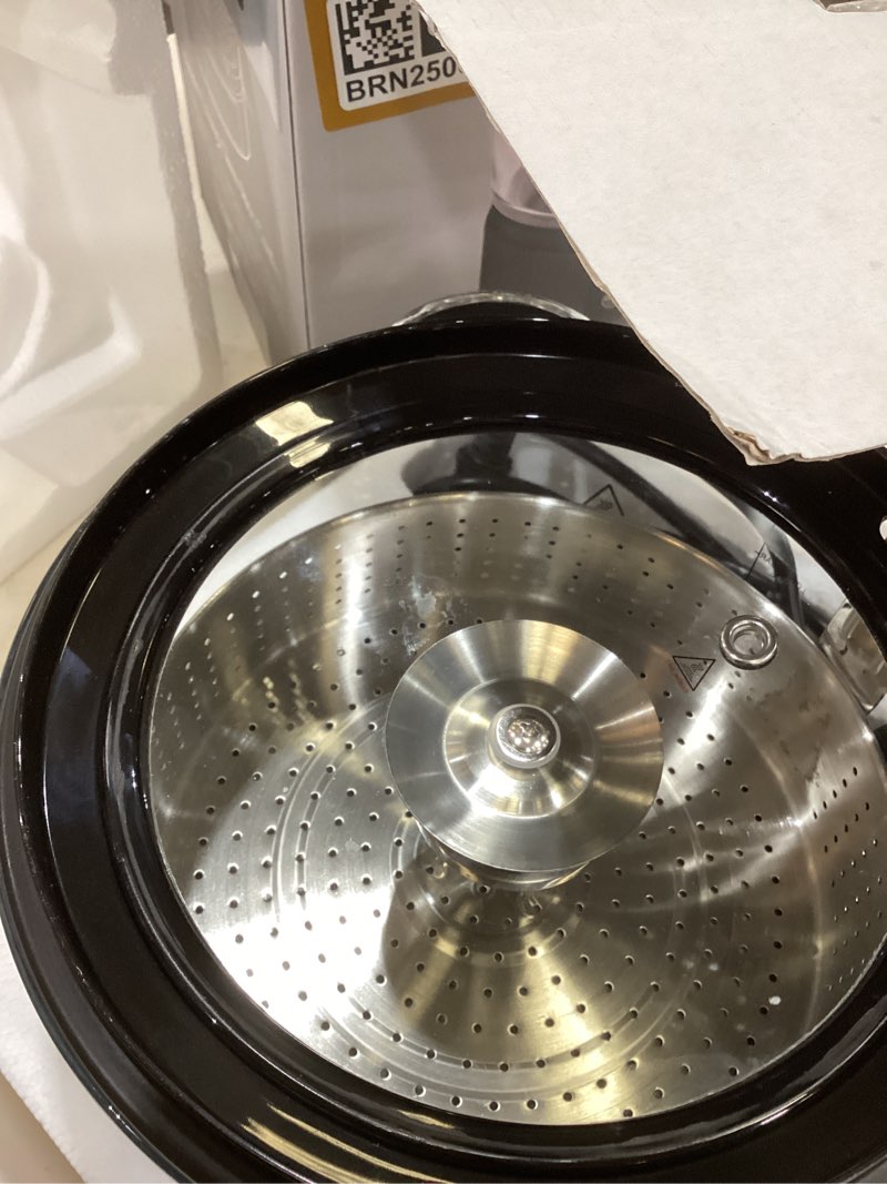 Condition photo showing Good Condition for COOK WITH COLOR 3L Glass Mini Low Carb Rice Cooker – Holds 2 Cups Raw/Makes 6 Cups Cooked with Auto Lift Filter Basket, Hotpot & Steamer for Rice, Grains, Digital Panel with Keep Warm, Black
