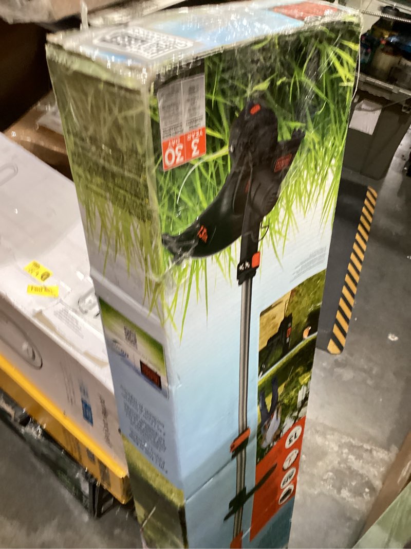 Condition photo showing As Is for black+decker trimmer