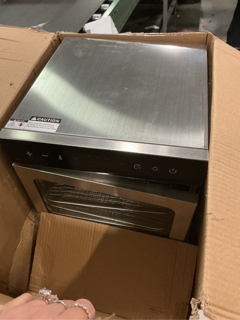 Condition photo showing As Is for VALONDINO Food Dehydrators, 8 Trays Stainless Steel Dehydrator, 194 ? Temp Control & Digital Timer, 