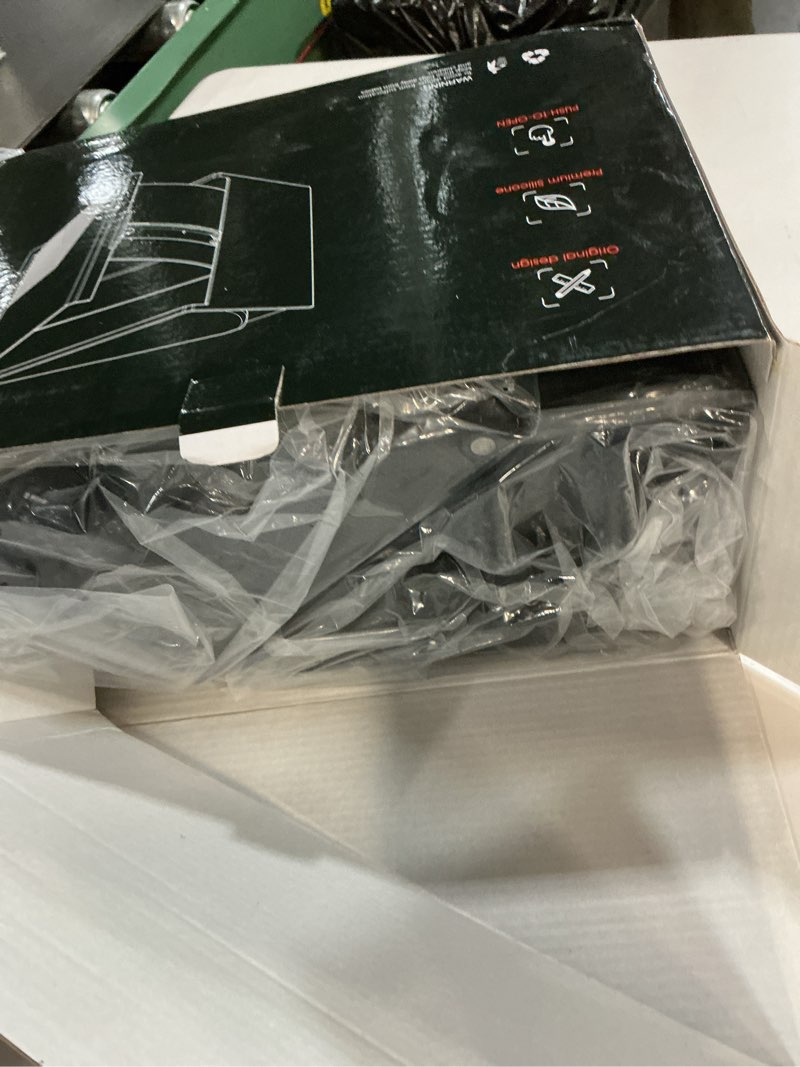 Condition photo showing New/Like New for Upgraded For Tesla Cybertruck 2PCS Door Built-in Hidden Storage Organizer, Full Surround Design Protect Interior, Magnetic Swing Open Lid, Mini Car Door Garbage Can - Premium Texture & ABS Material